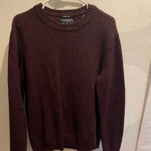 American Eagle Outfitters Men's Maroon Sweater